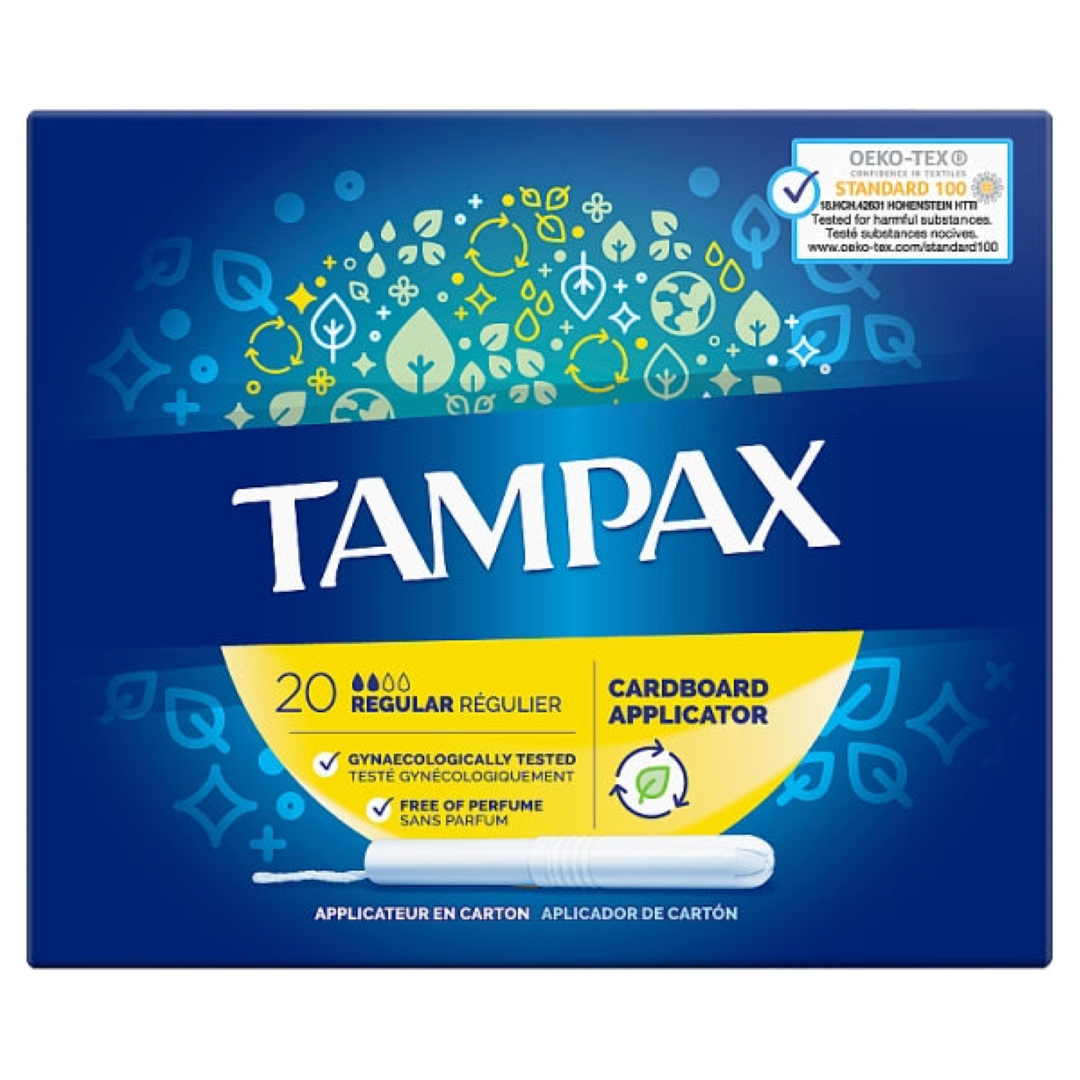 TAMPAX TAMPONS REGULAR 12X20